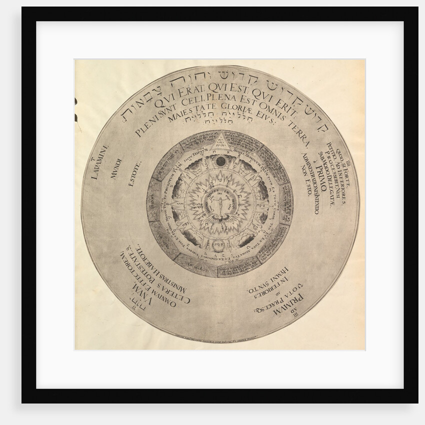 Scheme of Christian Kabbalism from Heinrich Khunrath, Amphiteatrum sapientiae aeternae by Peter van der Doort (attributed to)
