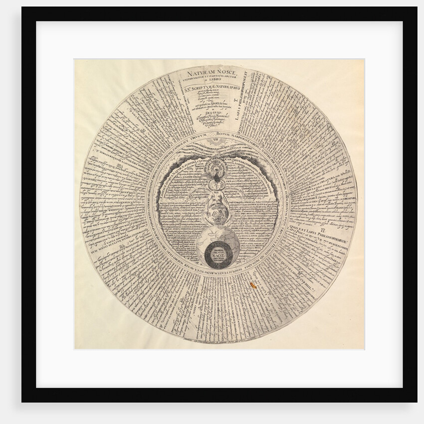 The Philosopher's Stone from Heinrich Khunrath, Amphiteatrum sapientiae aeternae by Peter van der Doort (attributed to)