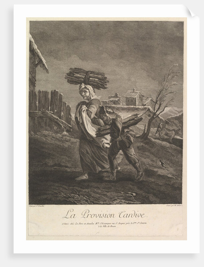 The Late Provision, 1771 by Philippe Triere