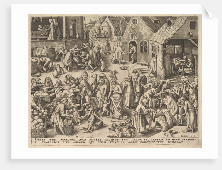 Charity from The Virtues, 1559 by Philip Galle