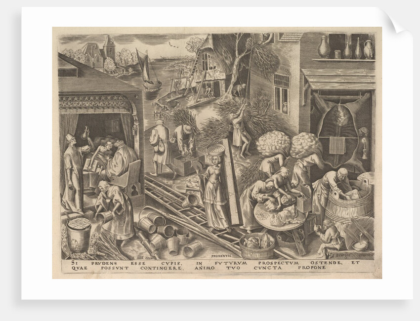 Prudence from The Virtues, ca. 1559-60 by Philip Galle