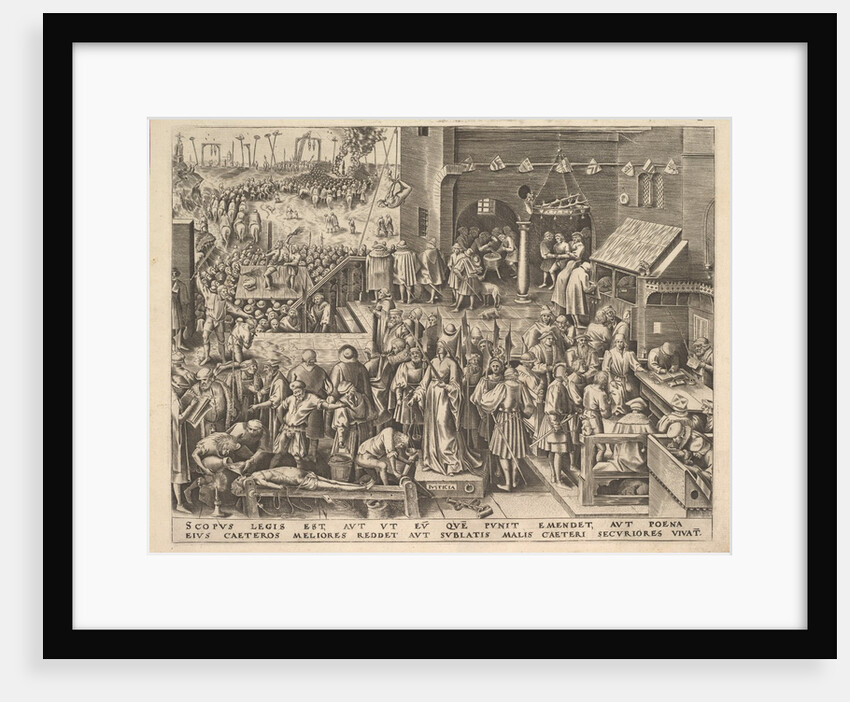 Justice from The Virtues, ca. 1559-60 by Philip Galle