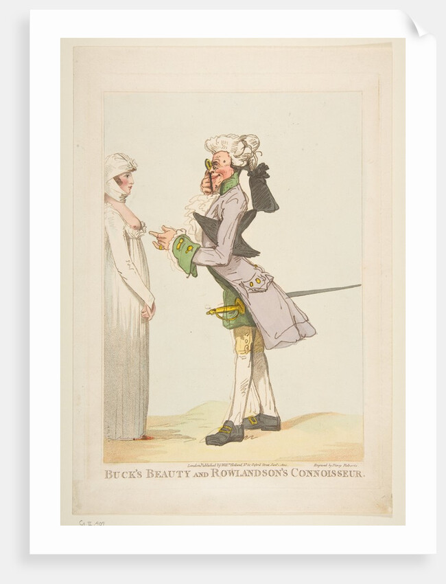 Buck's Beauty and Rowlandson's Connoisseur, January 1, 1800 by Piercy Roberts