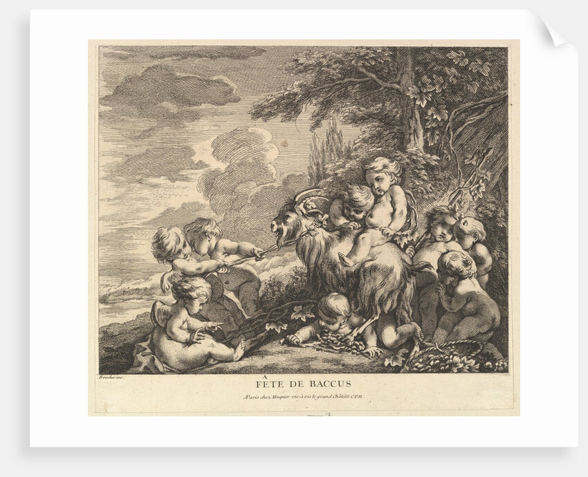 The Feast of Bacchus, ca. 1738 by Pierre Alexandre Aveline