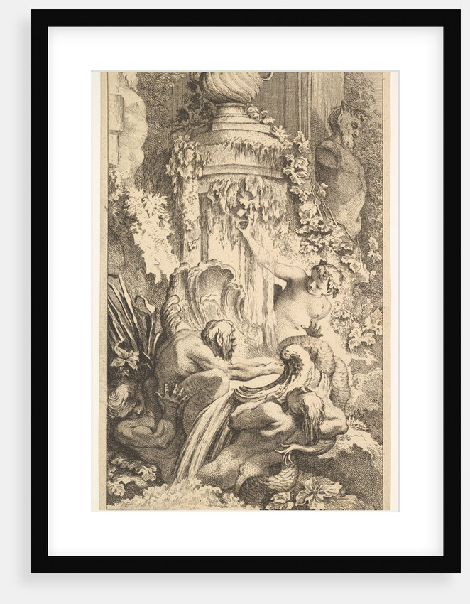Naiades, Tritons and the Bath of Priap, 1736 by Pierre Alexandre Aveline