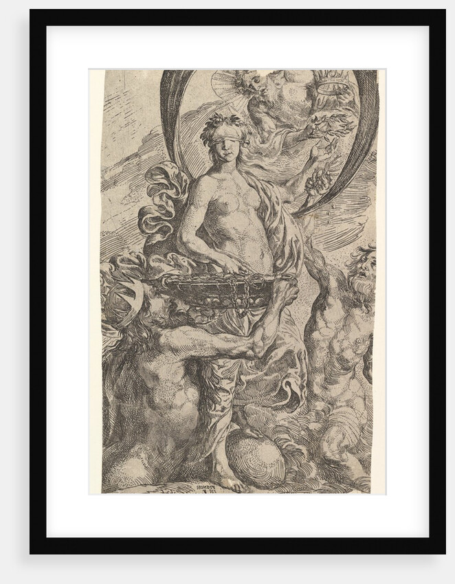 Jupiter, Pluto and Neptune Offering their Riches to Fortune, 1624 by Pierre Brebiette