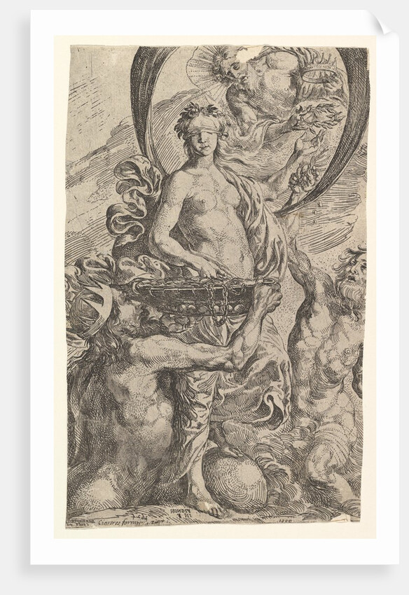 Jupiter, Pluto and Neptune Offering their Riches to Fortune, 1624 by Pierre Brebiette