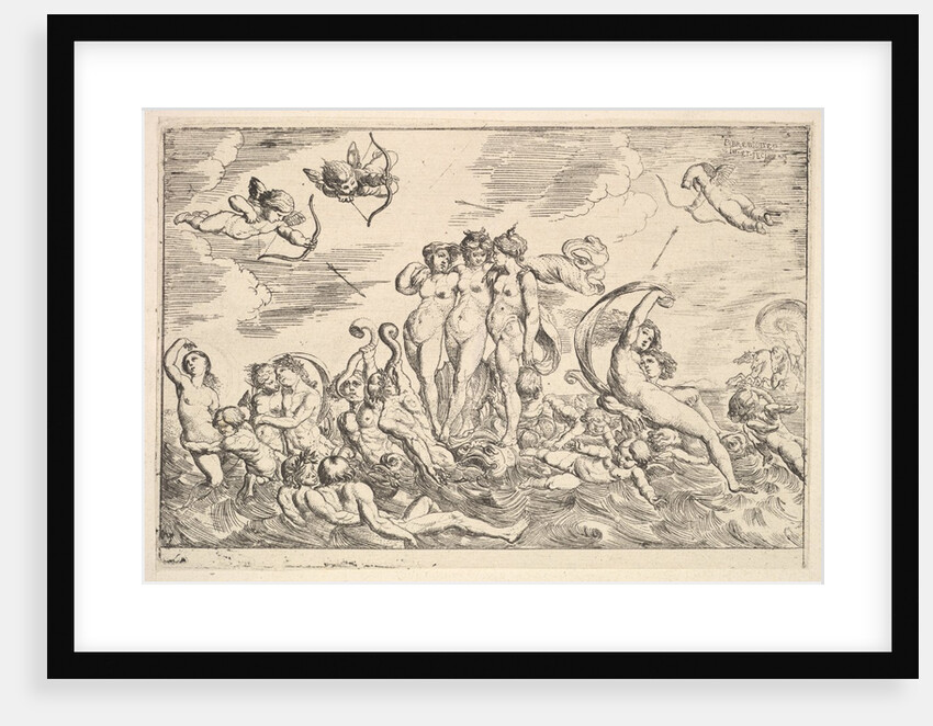 Triumph of Galatea, 1610-42 by Pierre Brebiette
