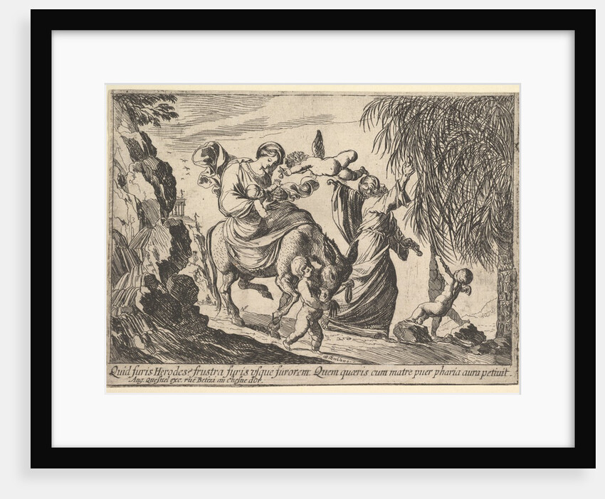 Angels Giving Dates to Child, 1610-42 by Pierre Brebiette