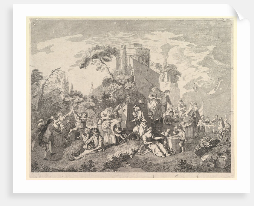 Country Fair, 1762 by Pierre Charles Levesque