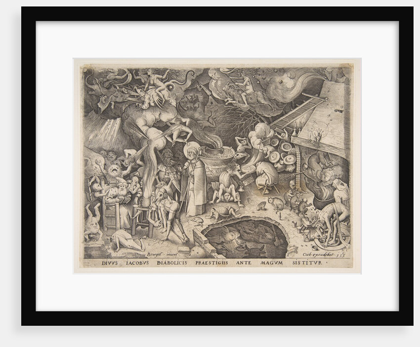 St. James and the Magician Hermogenes from The Story of the Magician Hermogenes, 1565 by Pieter van der Heyden