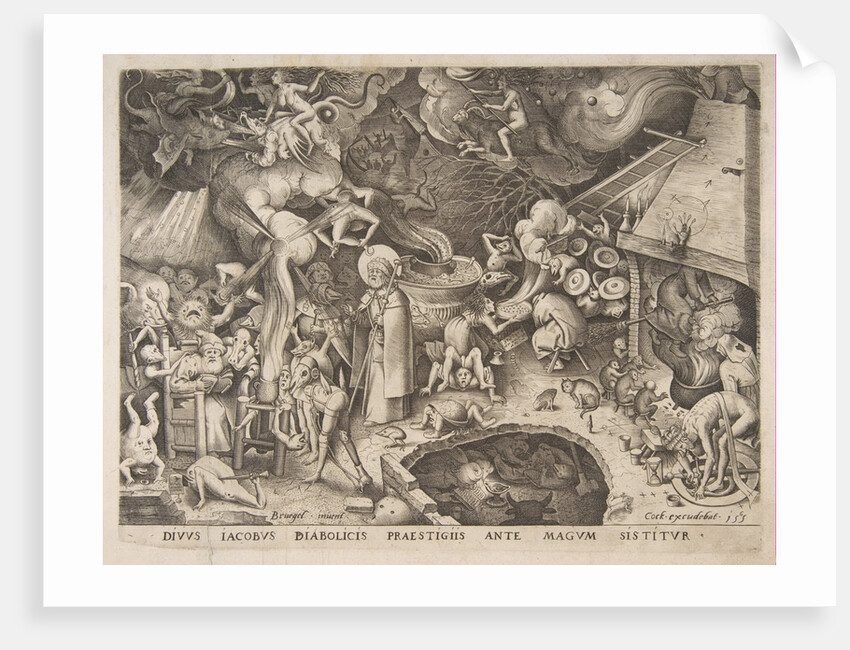 St. James and the Magician Hermogenes, 1565 by Pieter van der Heyden