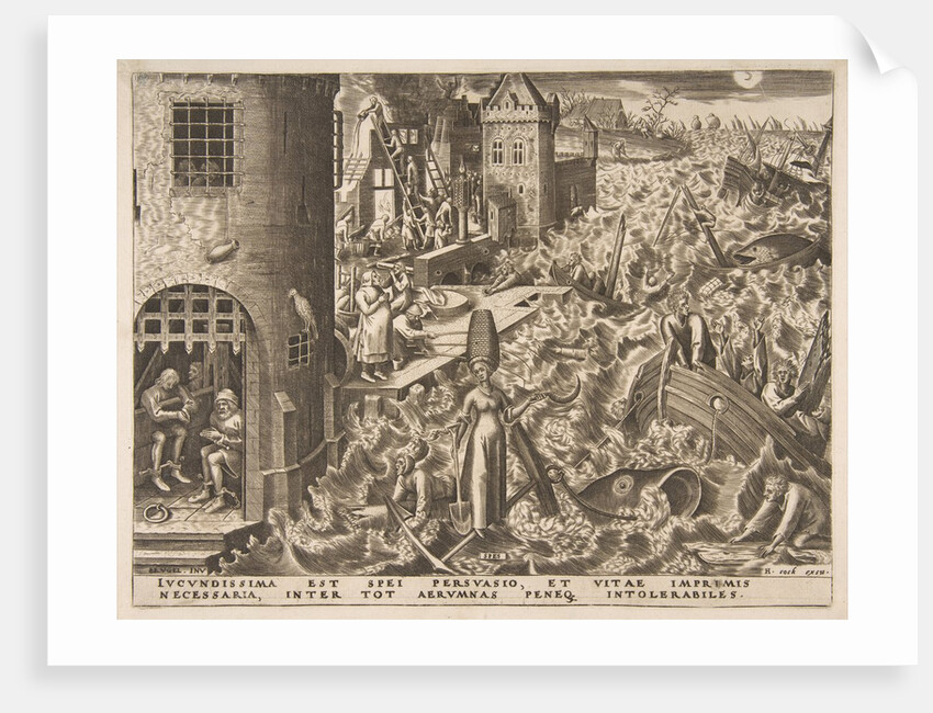 Hope from the series The Virtues, 1559-60 by Philip Galle