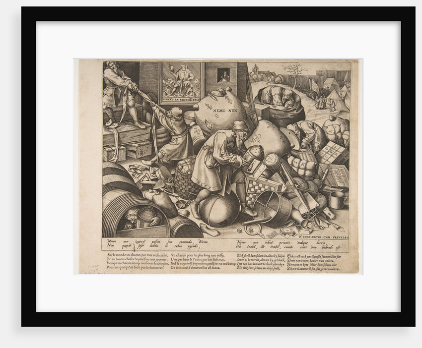 Everyman, ca. 1558 by Pieter van der Heyden