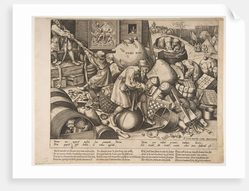 Everyman, ca. 1558 by Pieter van der Heyden