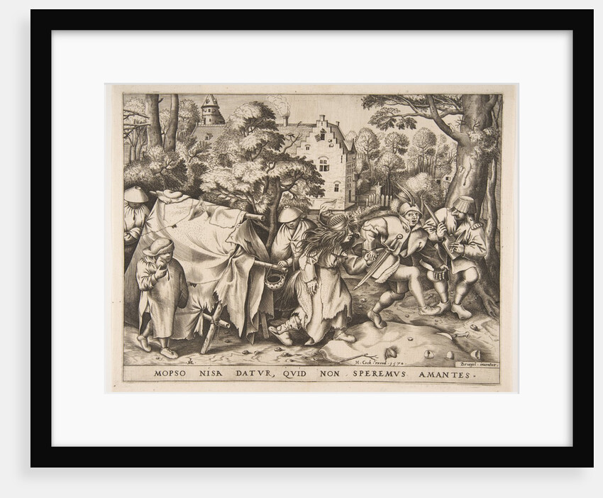 The Dirty Bride or the Marriage of Mopsus and Nisa, 1570 by Pieter van der Heyden