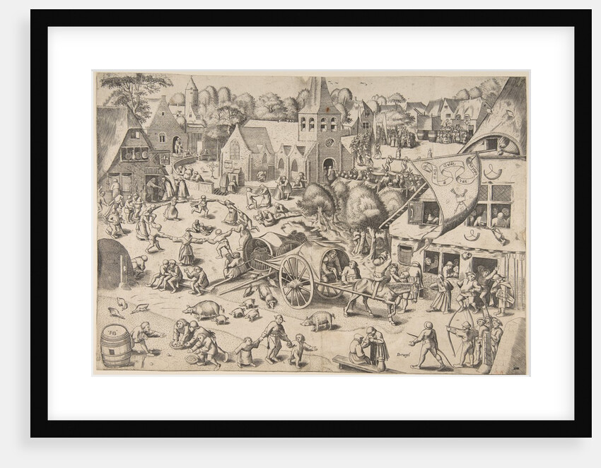 The Kermis at Hoboken, ca. 1559 by Frans Hogenberg