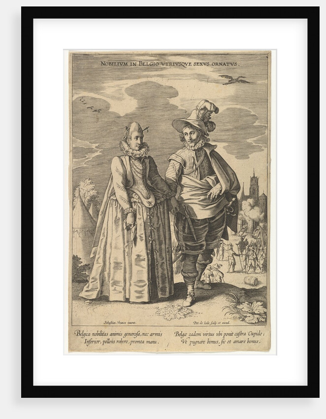 Nobilium in Belgio Utriusque Sexus Ornatus, from Fashions of Different Nations by Pieter de Jode I
