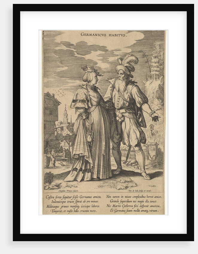 Germanicus Habitus, from Fashions of Different Nations by Pieter de Jode I