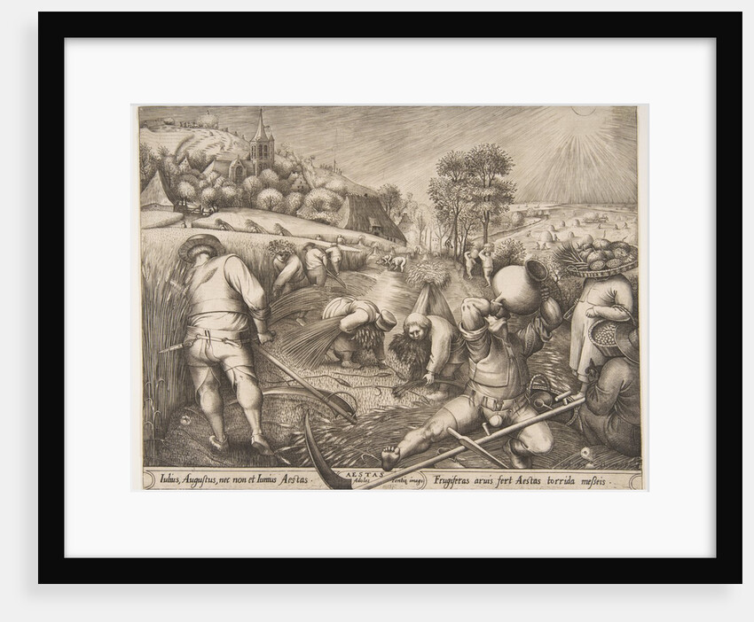 Summer from the series The Seasons, 1570 by Pieter van der Heyden