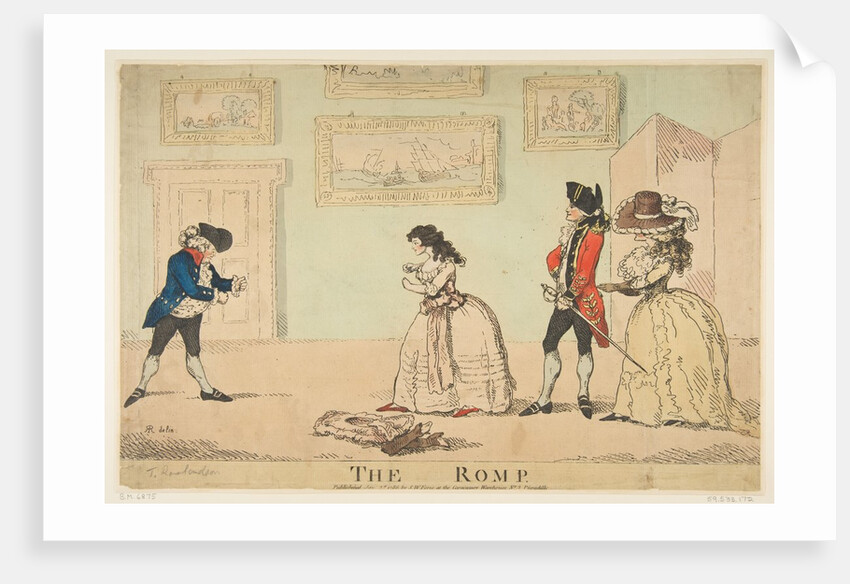 The Romp, January 3, 1786 by R Rushworth