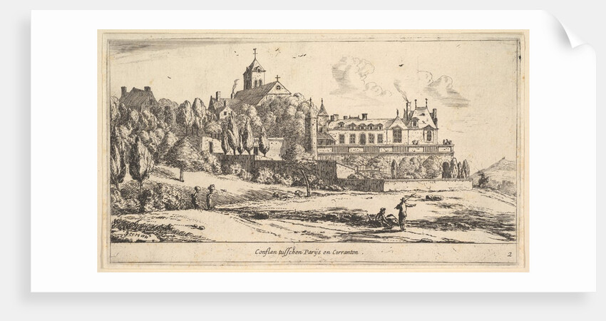 View of Conflans, 17th century by Reinier Zeeman