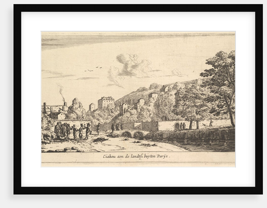View of Chaillot in Paris, 17th century by Reinier Zeeman