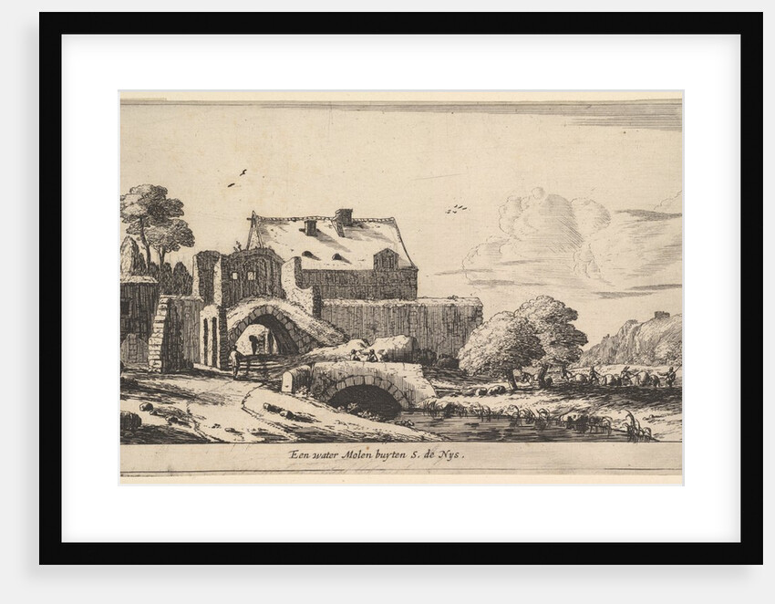 A Water Mill near St. Denis, 17th century by Reinier Zeeman