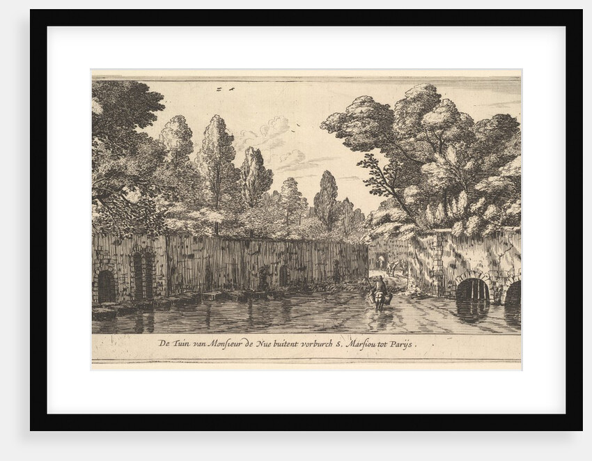 The Garden of M. de Nue Outside of the Suburb of S. Marceau near Paris, 17th century by Reinier Zeeman