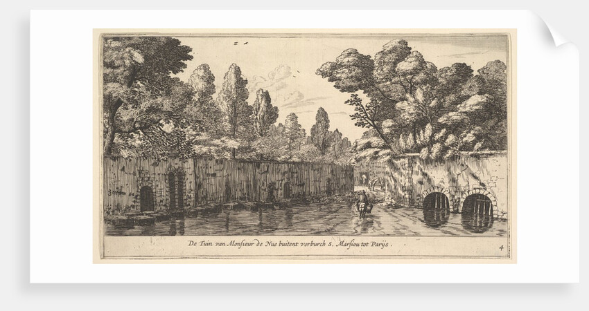 The Garden of M. de Nue Outside of the Suburb of S. Marceau near Paris, 17th century by Reinier Zeeman