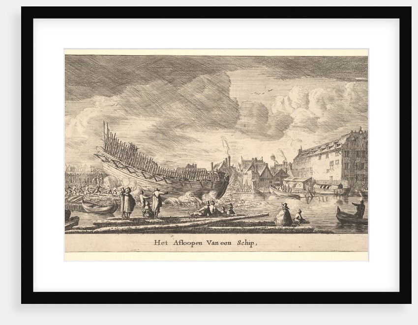 The Launch of a Ship, 17th century by Reinier Zeeman