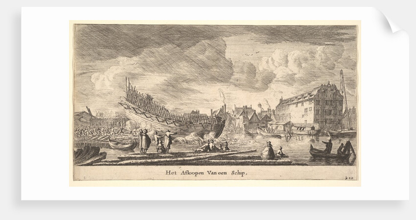 The Launch of a Ship, 17th century by Reinier Zeeman