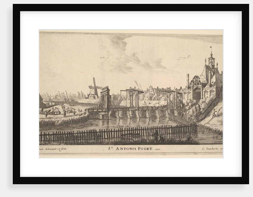 St. Antonis Poort, Amsterdam, mid-17th century by Reinier Zeeman