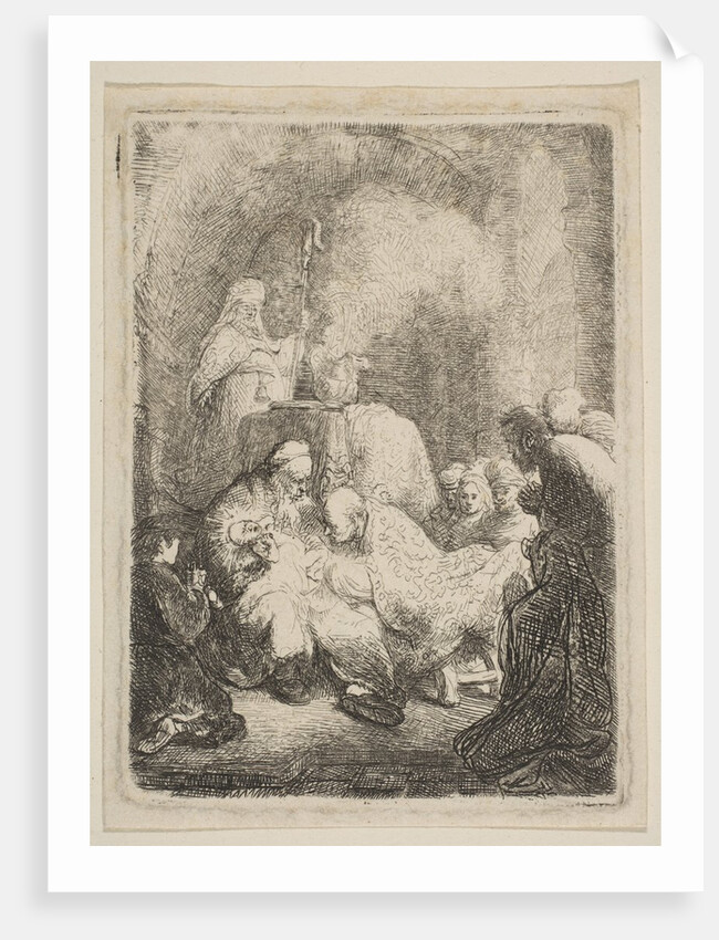 The Circumcision: Small Plate, ca. 1630 by Rembrandt Harmensz van Rijn