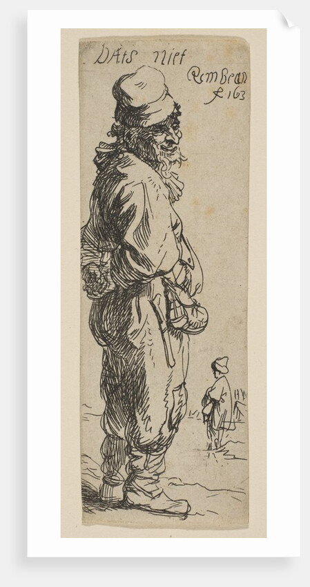 A Peasant Replying: 'Dats niet', 1634 by Rembrandt Harmensz van Rijn