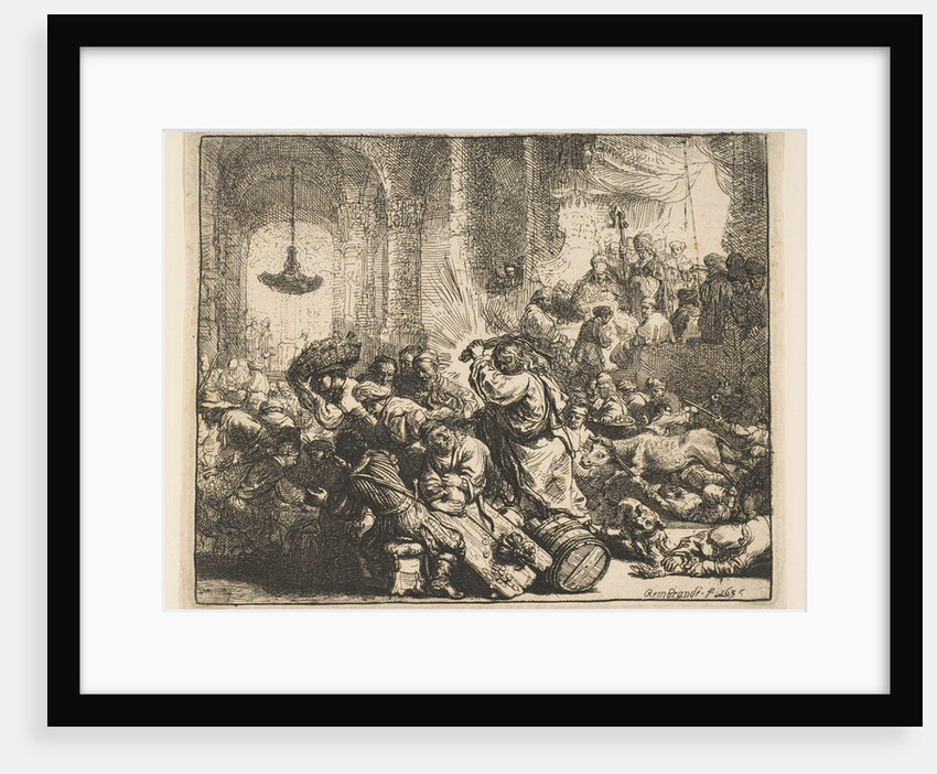 Christ Driving the Money-Changers from the Temple, 1635 by Rembrandt Harmensz van Rijn