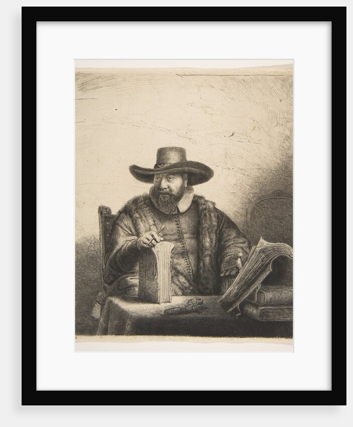 Cornelis Claesz Anslo, Preacher by Rembrandt Harmensz van Rijn