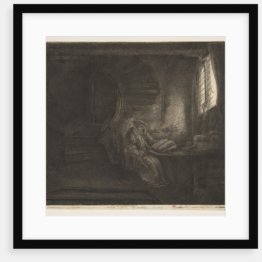 St. Jerome in a Dark Chamber, 1642 by Rembrandt Harmensz van Rijn
