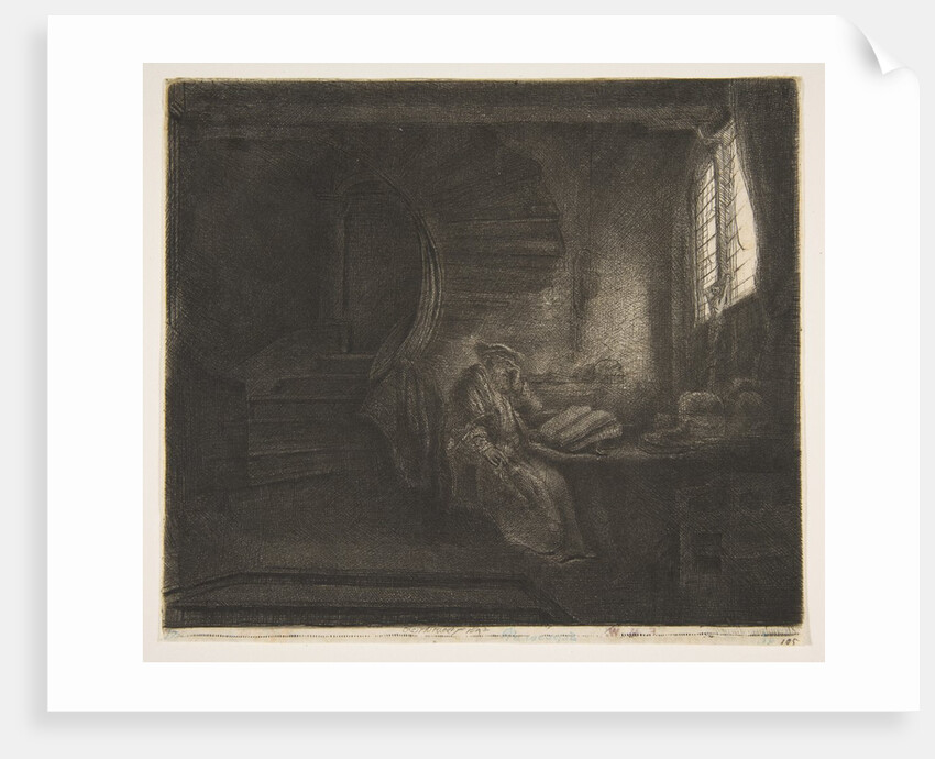 St. Jerome in a Dark Chamber, 1642 by Rembrandt Harmensz van Rijn