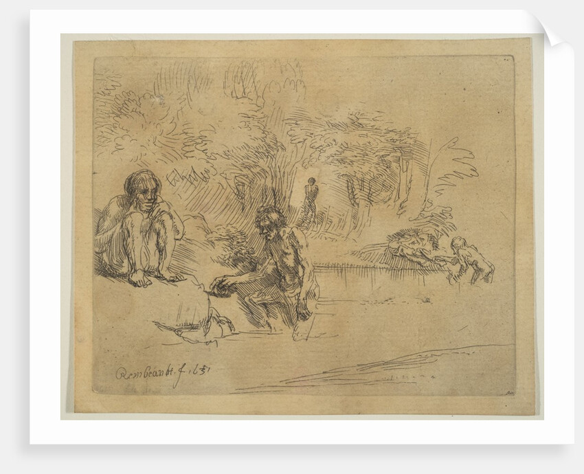 The Bathers, 1651 by Unknown