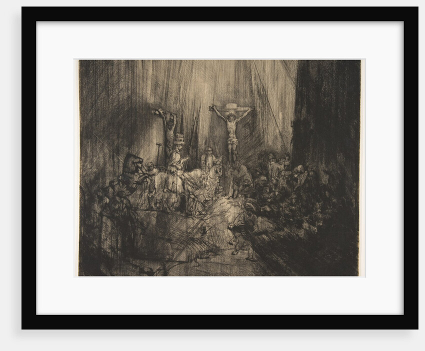 Christ Crucified between the Two Thieves: The Three Crosses, ca. 1660 by Rembrandt Harmensz van Rijn
