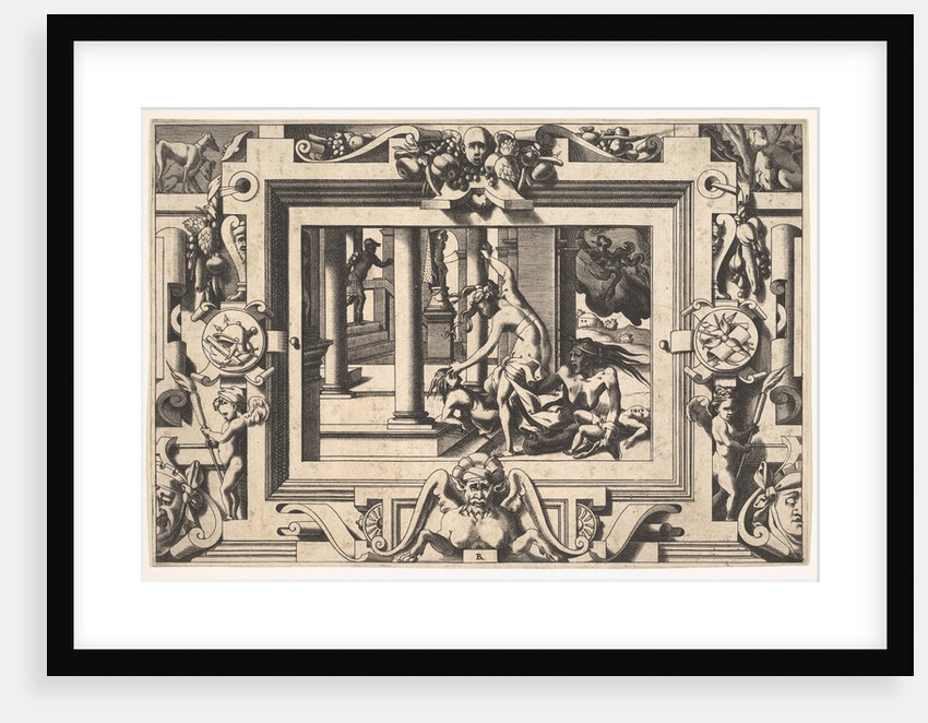Medea Kills her Two Children by Jaso by Rene Boyvin