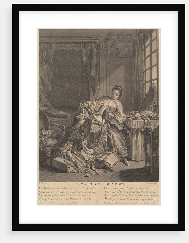 Fashion Merchant, 1746-55 by Rene Gaillard