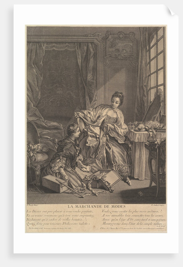 Fashion Merchant, 1746-55 by Rene Gaillard