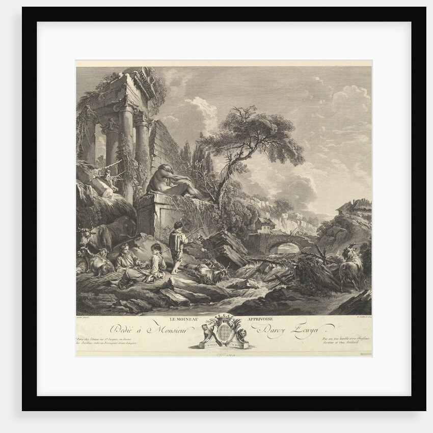Le Moineau Apprivoisé, 18th century by Rene Gaillard
