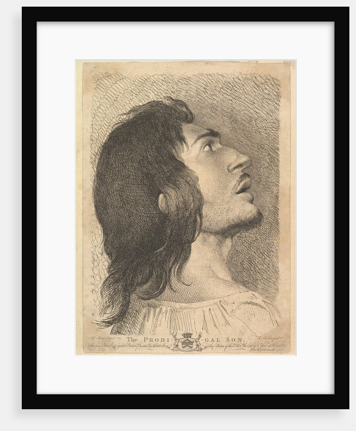 Head in Profile of Prodigal Son, 1766 by Richard Earlom