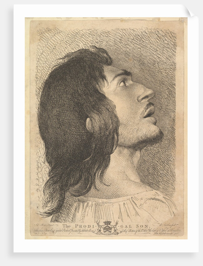 Head in Profile of Prodigal Son, 1766 by Richard Earlom