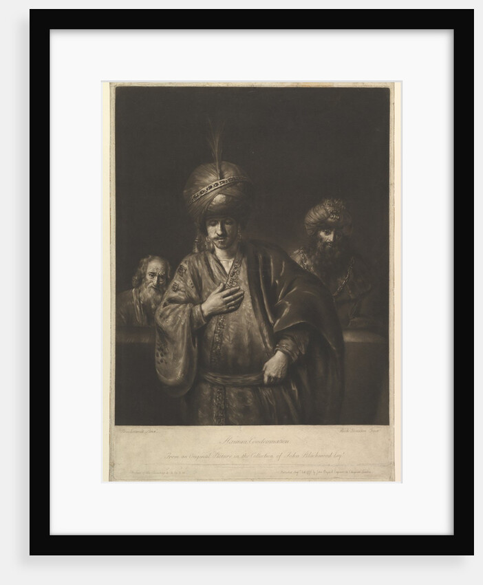 Haman's Condemnation, 1740-75 by Richard Houston