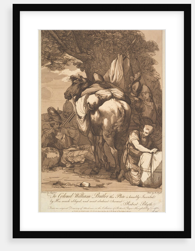Packhorse with Soldiers, June 23, 1784 by Robert Blyth