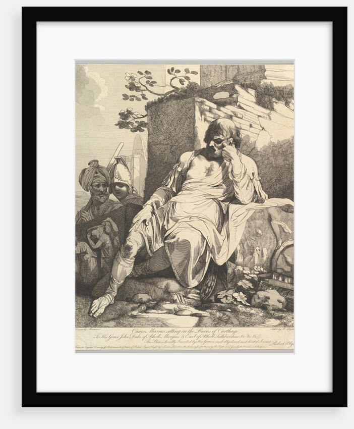 Caius Marius on the Ruins of Carthage, January 20, 1782 by Robert Blyth